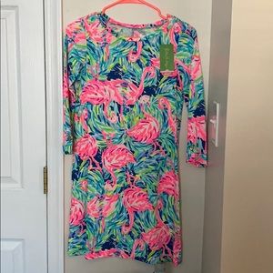 Lilly Pulitzer Dresses - Lilly Pulitzer linden dress flamingo beach Lilly Pulitzer Dresses - Lilly Pulitzer linden dress flamingo beach